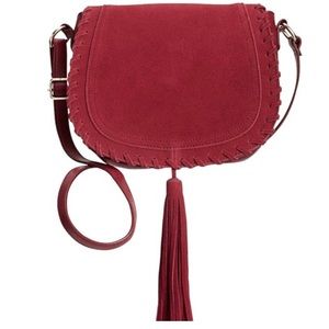 INC International Concepts  Wine Red Tassel Bag